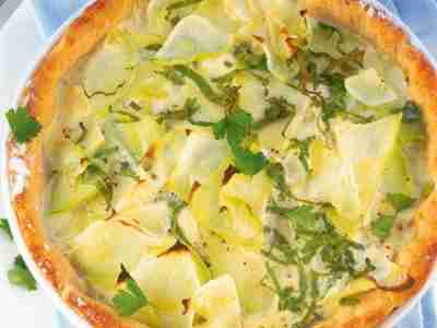 Kohlrabi-Quiche
