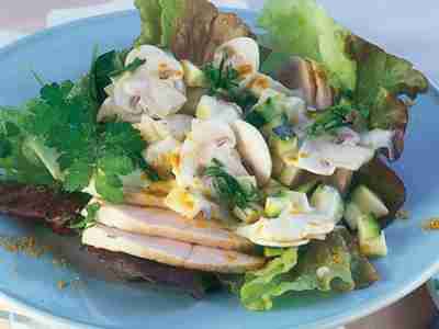 Batavia-Hähnchen-Salat