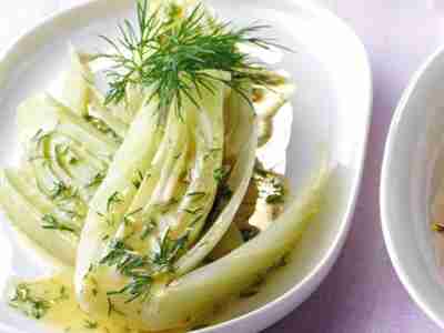 Gedämpfter Fenchel mit Lezithin-Vinaigrette
