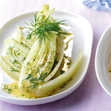 Gedämpfter Fenchel mit Lezithin-Vinaigrette