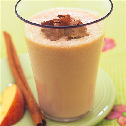 Schoko-Pfirsich-Shake