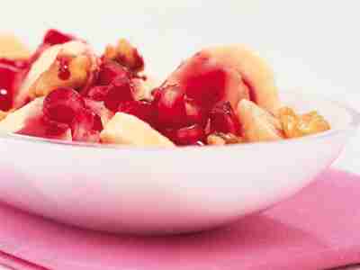 Bananensalat mit Granatapfel
