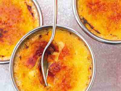 Crème brûlée mit Limette