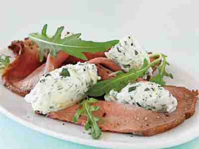 Rucola-Parmesan-Nocken