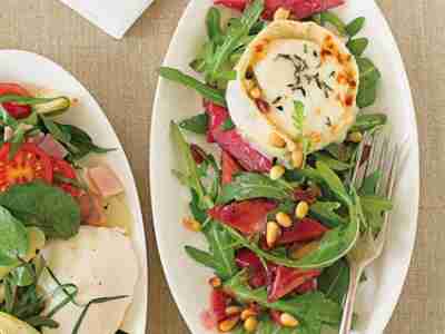 Rhabarber-Rucola-Salat