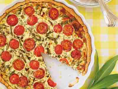 Bärlauch-Tomaten-Tarte