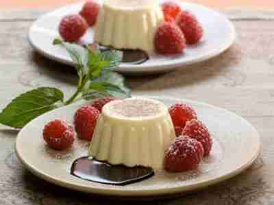Panna Cotta mit Kaffeesauce