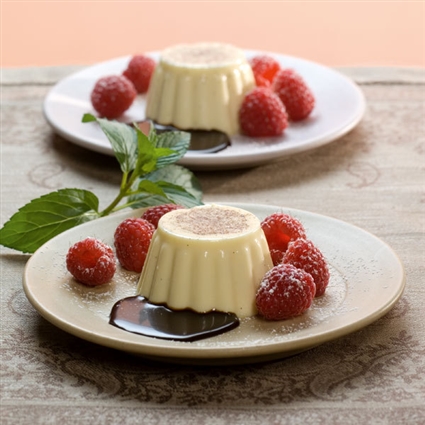 Panna Cotta mit Kaffeesauce