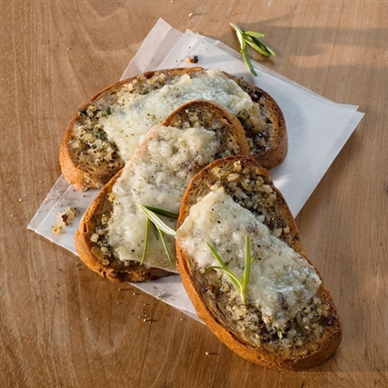 Heiße Speckbrote