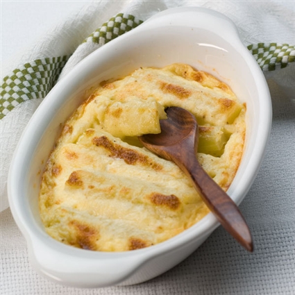 Überbackene Karden mit Parmesan