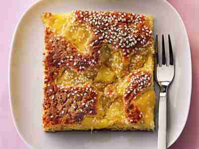 Ananaskuchen mit Kokosquark