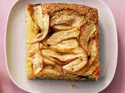 Apfelkuchen mit Vanille-Dip