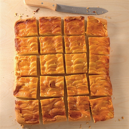 Apfelkuchen mit Karamellcreme