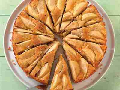 Apfelkuchen mit Sabayon