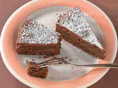 Schokoladenkuchen mit Cranberries