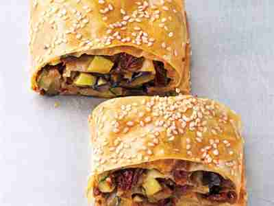 Auberginenstrudel