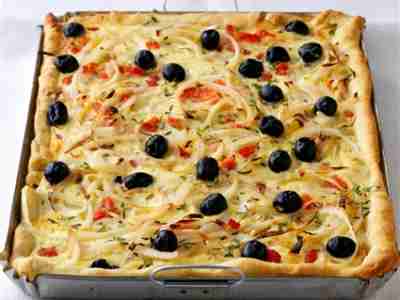 Provenzalischer Tomaten-Zwiebel-Kuchen