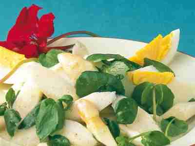 Spargelsalat mit Vanille-Vinaigrette