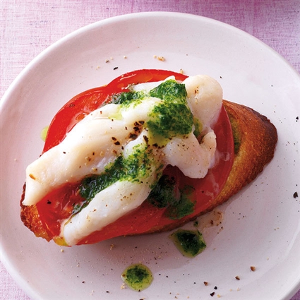 Pangasius-Crostini