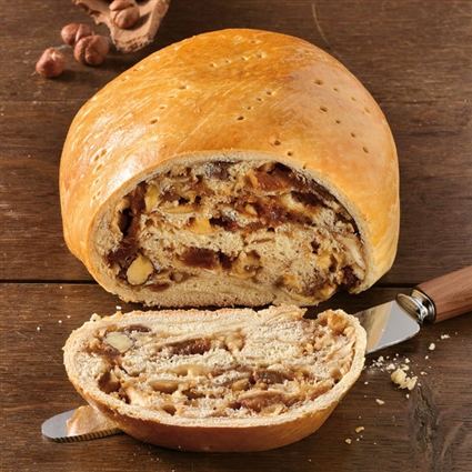 Tiroler Birnenbrot mit Feigen und Nüssen