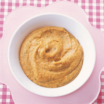 Zucchinibrei mit Lamm
