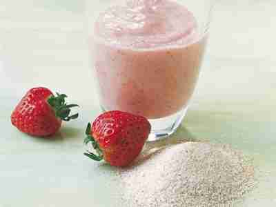 Grießbrei mit Obst