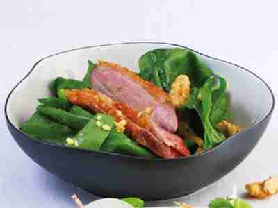 Salat mit Ente