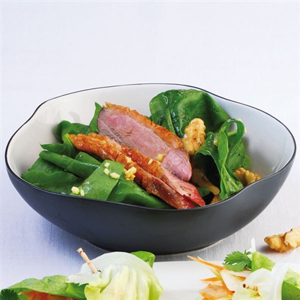 Salat mit Ente