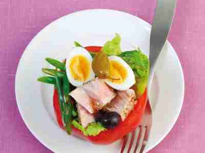 Salade niçoise mit Wachteleiern