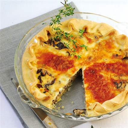 Taleggiotarte mit Pilzfüllung
