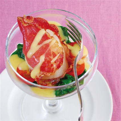 Jakobsmuscheln mit Sauce Hollandaise