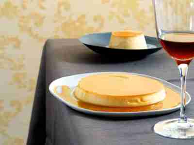 Zitronen-Vanille-Flan