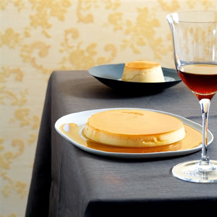 Zitronen-Vanille-Flan