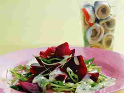 Rote Beten mit Kreuzkümmel-Joghurt