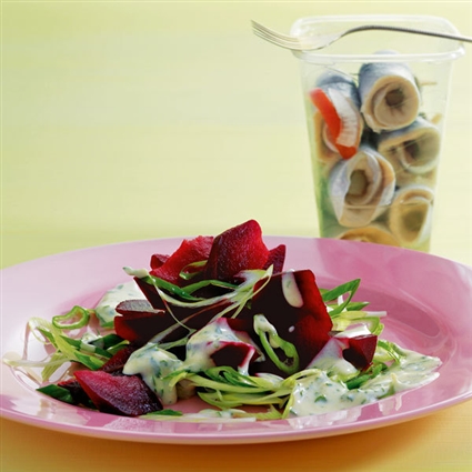 Rote Beten mit Kreuzkümmel-Joghurt