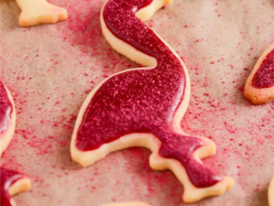 Pink Flamingos mit Beere und Bergamotte