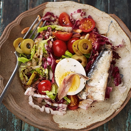 Mediterraner Sardinen-Salat
