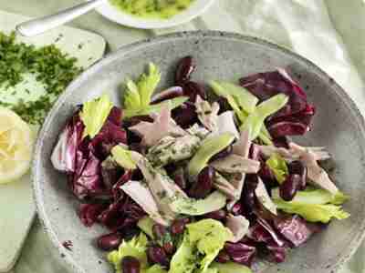 Kidneybohnensalat mit Thunfisch