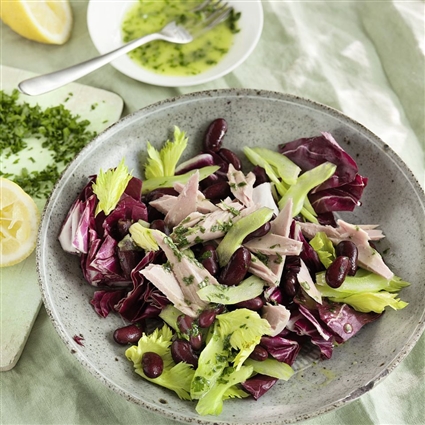 Kidneybohnensalat mit Thunfisch