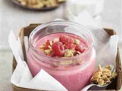 Himbeer-Smoothie-Bowl