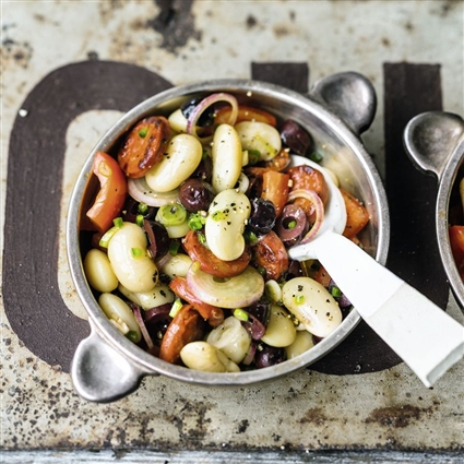 Bohnen-Chorizo-Salat