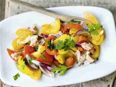 Paprika-Thunfisch-Salat