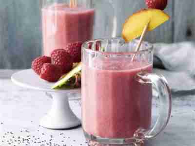 Himbeer-Smoothie mit Chiasamen