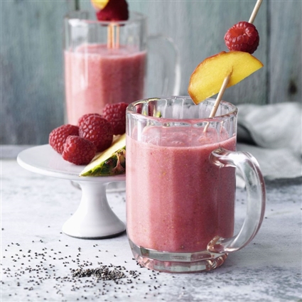 Himbeer-Smoothie mit Chiasamen