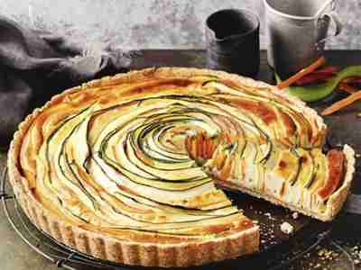 Gemüse-Quiche-Spirale