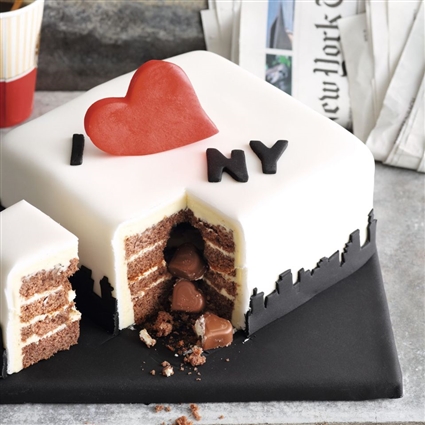 Fondanttorte I ♥ NY