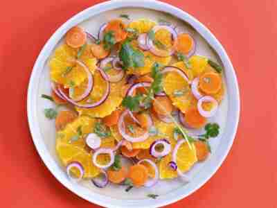 Orientalischer Orangen-Möhren-Salat