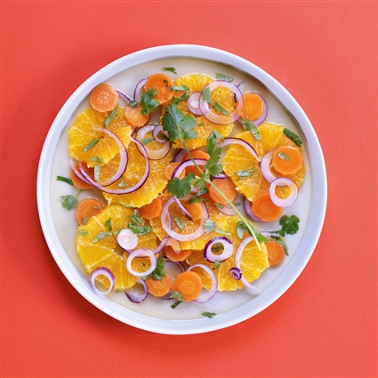 Orientalischer Orangen-Möhren-Salat