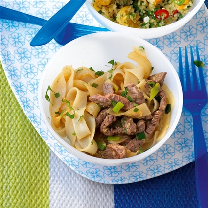 Reisnudelsalat mit Rettich