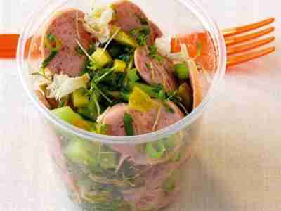 Wurst-Gurken-Salat
